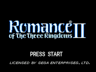 Romance of the Three Kingdoms II screenshot 5 for Sega Genesis